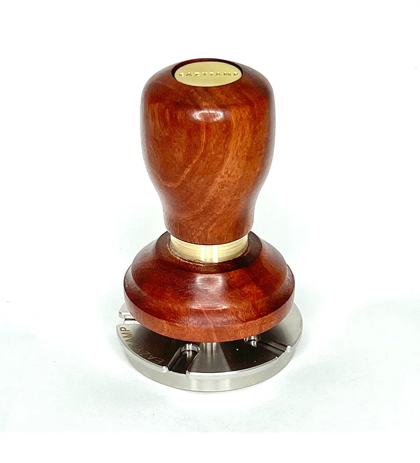 5 Star Pro - Infusion - Red Gum Timber - Brass Ring - Coffee Tamper Co