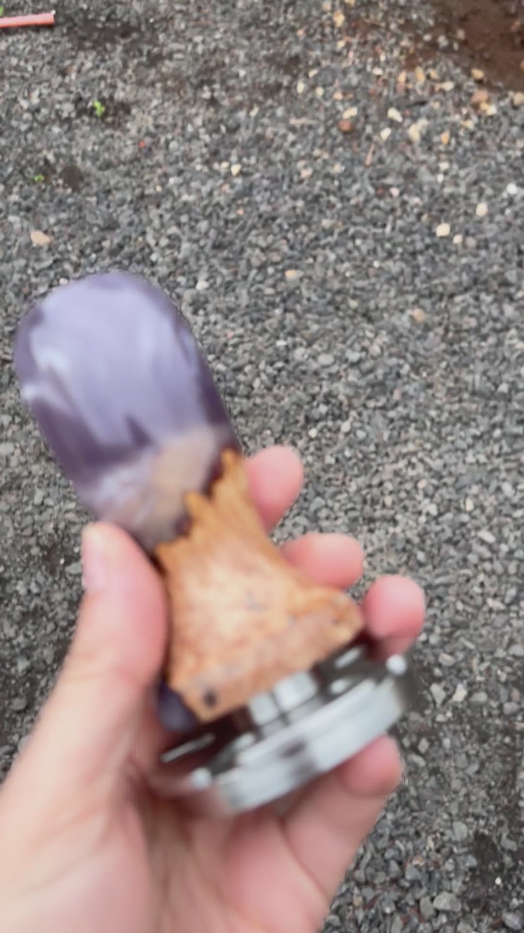 5 Star Pro - Flat - Unique Resin Burl Handle - Lavender